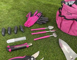 Sada zahradního nářadí GARDEN PINK 10 - Bez krabice