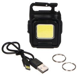 Svítilna multifunkční na klíče s magnetem LAMP KEY 2, 900 lm, COB LED, USB