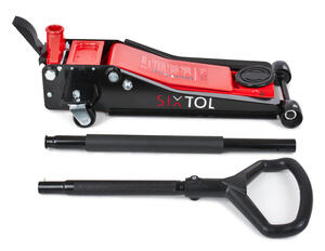 Pojízdný hydraulický zvedák heavy-duty 3T nízkoprofilový, s pedálem SX JACK PEDAL 3T BLACK