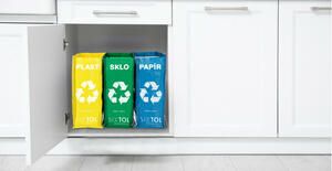Tašky na tříděný odpad SORT EASY 3 SLIM, 18x30x40 cm, 3 x 22 l, 3 ks