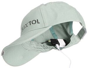 Kšiltovka s LED světlem B-CAP 25lm, nabíjecí, USB, univerzální velikost, zelená