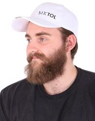Kšiltovka s LED světlem B-CAP 25lm, nabíjecí, USB, univerzální velikost, bílá