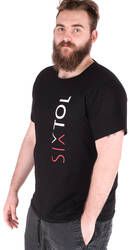 Tričko pánské T-SHIRT, černá, velikost L, 100% bavlna