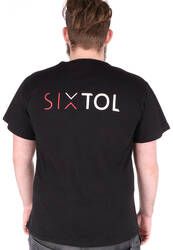 Tričko pánské T-SHIRT, černá, velikost L, 100% bavlna