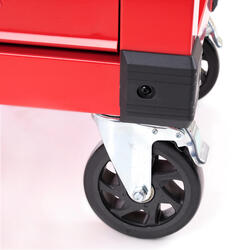 Dílenský vozík na nářadí MECHANIC TROLLEY KEVIN RED, 7 šuplíků