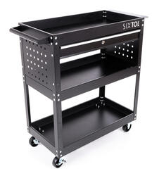 Dílenský vozík na nářadí MECHANIC TROLLEY ROGER DRAWER, 3 police + 1 šuplík