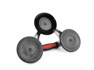 Přísavka na sklo a obklady, hliníková 3x125mm