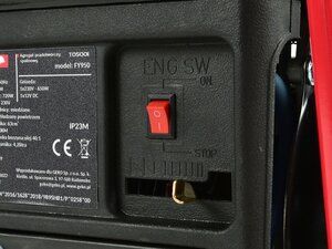 Benzínová rámová elektrocentrála 2 HP/720 W