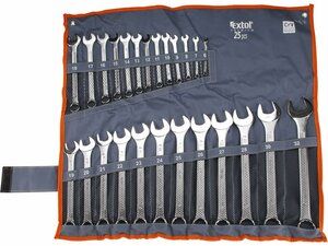 Klíče očkoploché, sada 25ks