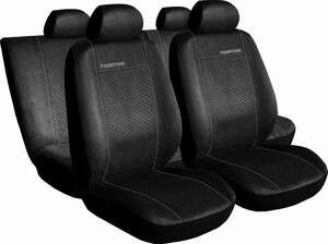 Autopotahy ALCANTARA černé UNI