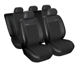 Autopotahy Volkswagen LT, 3 místný, do r. 2006, Eco kůže + alcantara černé