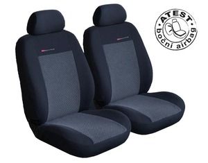 Autopotahy Volkswagen T5, 6 míst, 1+2+3 od r. 2003, šedo černé