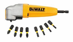 Dewalt DT71517 Pravoúhlý šroubovací nástavec + 9ks bitů