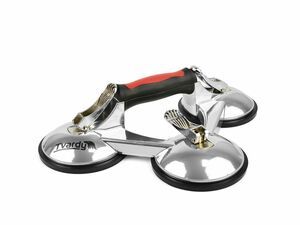 Přísavka na sklo a obklady, hliníková 3x125mm