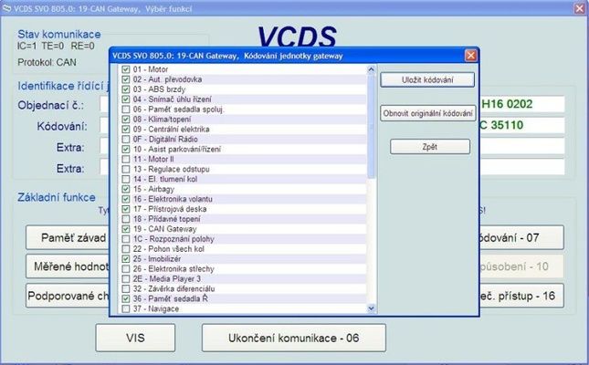 Diagnostika VAG-COM Standard Plus