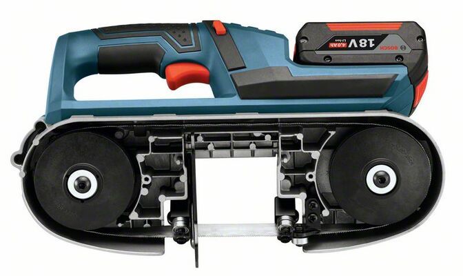 Aku pásová pila Bosch GCB 18 V-LI Professional - bez baterie, 06012A0300