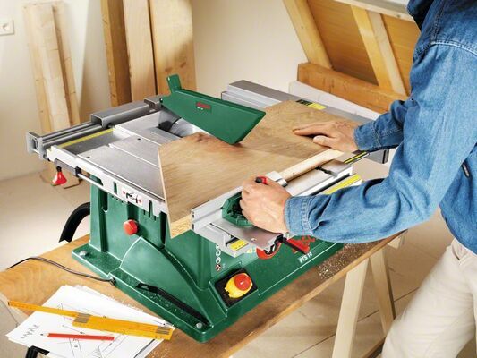 Stolní okružní pila, 1400W, Bosch  PTS 10 , 0603B03400