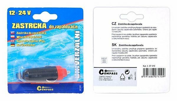 Zástrčka do zapalovače 12/24V