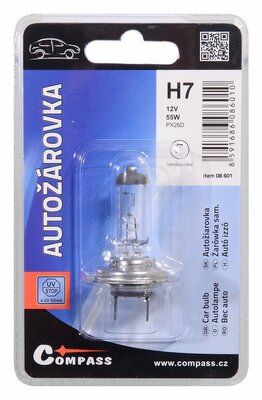 Žárovka 12V H7 55W PX26d blister 1ks