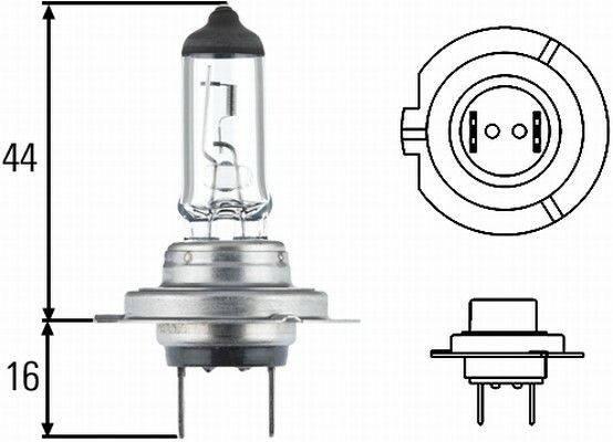 Žárovka HELLA H7 12V 55W PX26d, 8GH 007 157-121