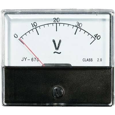 Analogové panelové měřidlo VOLTCRAFT AM-70X60/40V 40 V