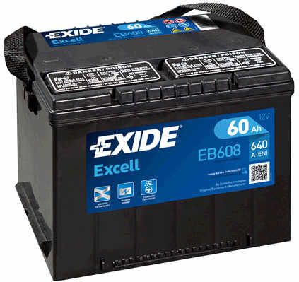 Baterie Exide 12V 60Ah EB608, EXIDE