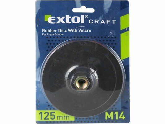 Nosič brusných výseků - M14, suchý zip, Ř125mm