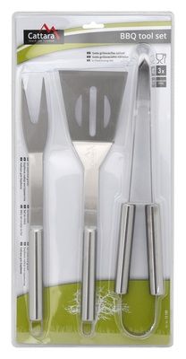 Grilovací nářadí BBQ sada 3ks blister