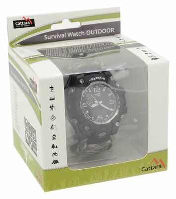 Hodinky OUTDOOR s teploměrem WATERPROOF