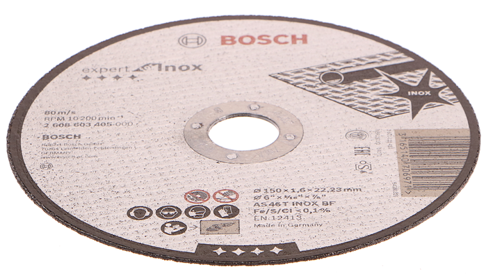 Dělicí kotouč rovný Expert for Inox - Rapido - AS 60 T INOX BF, 125 mm, 1,0 mm - 316514021