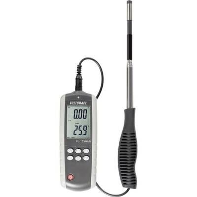 Tyčový anemometr s teploměrem PL-135HAN, 0,1 - 25,0 m/s, USB