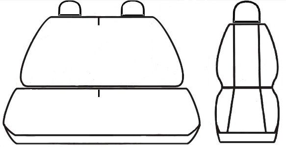 Autopotahy NISSAN PRIMASTAR, RENAULT TRAFIC, VIVARO, 3M, 2001-2014, Dynamic žakar tmavý