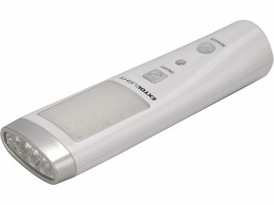 Svítilna pohotovostní s pohybovým senzorem, indukční nabíjení, Li-ion, 15+5 LED