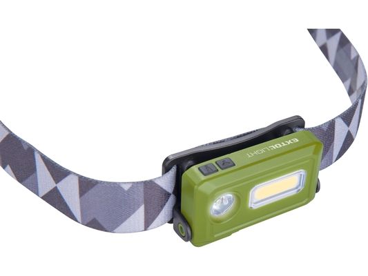Čelovka 140lm, USB nabíjení, LED+COB LED