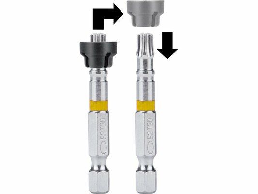 Hroty sada 2ks TORX s magnetickým kloboučkem, T 30x50mm, S2