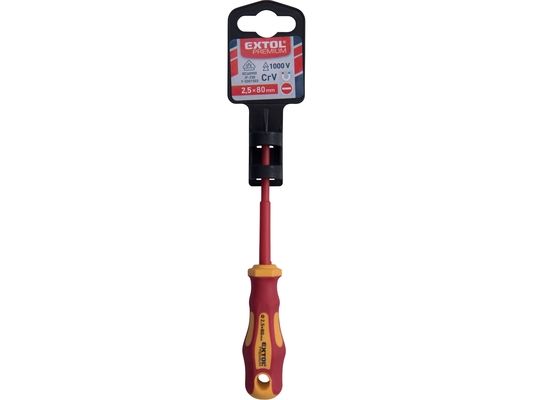 Šroubovák elektrikářský, (-)2,5x80mm, VDE, CrV