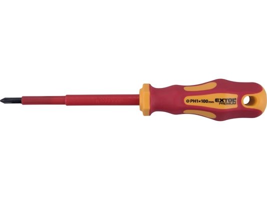Šroubovák elektrikářský, PH1x100mm, VDE, CrV