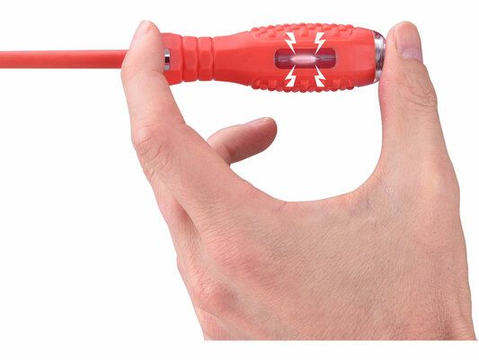 Zkoušečka napětí 110-250V (+), 160mm
