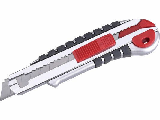 Nůž ulamovací s kovovou výstuhou a zásobníkem, 18mm Auto-lock