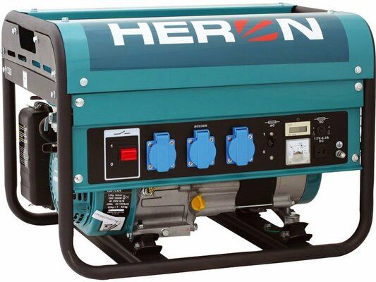 Elektrocentrála benzínová 5,5HP, 2,3kW, 230V/50Hz, 4,0kW (5,5HP) HERON, 8896111
