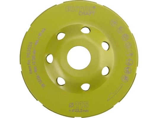 Kotouč diamantový brusný dvouřadý, O 115x22,2mm