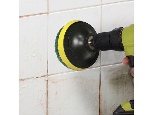 Sada čistících/leštících výseků na vrtačku 10ks, průměr 100mm, 3x3druhy