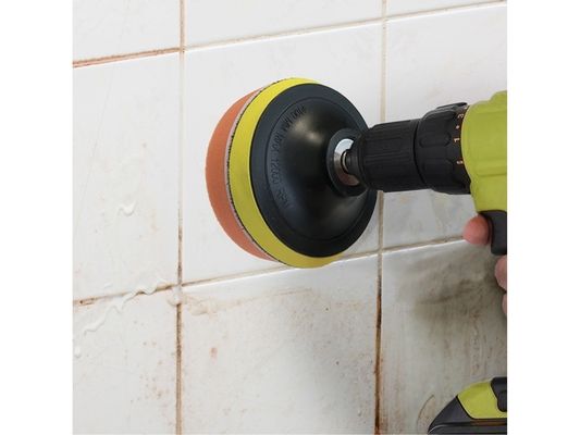 Sada čistících/leštících výseků na vrtačku 10ks, průměr 100mm, 3x3druhy