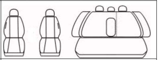 Autopotahy Volkswagen Passat B 6, sedan, od r 2005, antracit