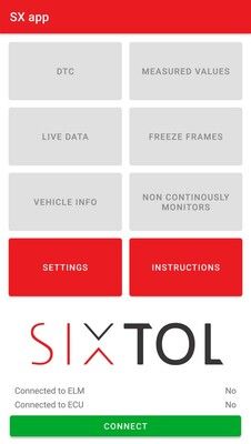 Autodiagnostika SX1 WiFi černá, IOS, Android (zdarma SX OBD aplikace) ELM 327