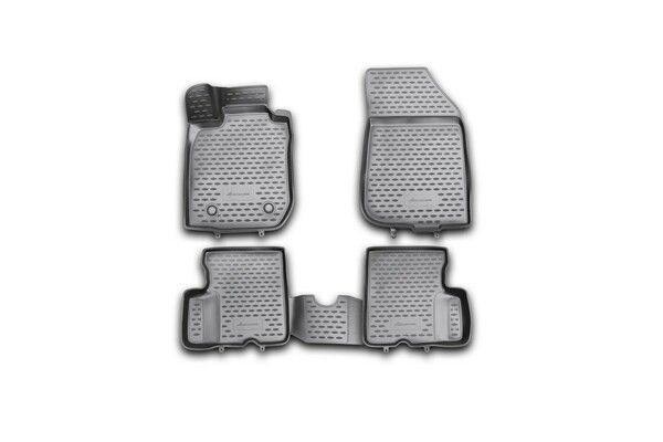3D Gumové koberce RENAULT Duster 2WD, 2011-2015