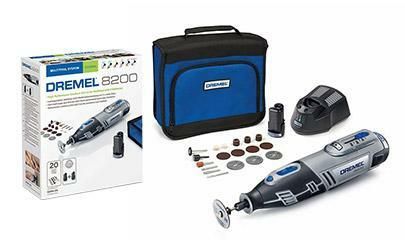 Aku univerzální nářadí DREMEL 8200 Series, 20 ks přísluš., 2x 10,8 V 2,0 Ah, F0138200JL