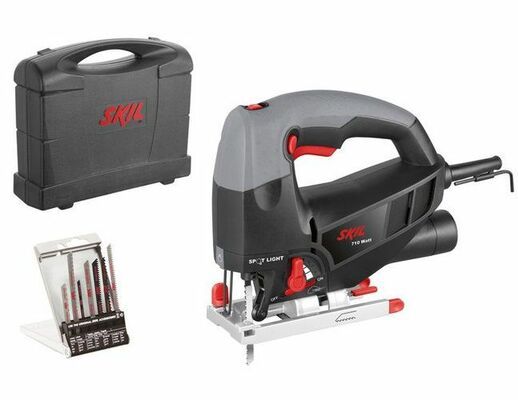 Kmitací pila Skil 4581 CD, 710 W, 800 - 3.000 kmitů/min, + kufr, F0154581CD