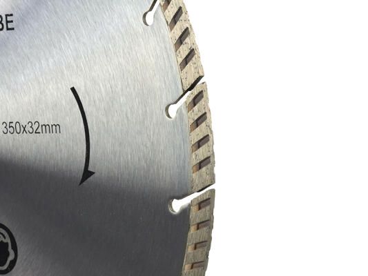 Kotouč diamantový řezný turbo-segmentový, 350x10x32mm