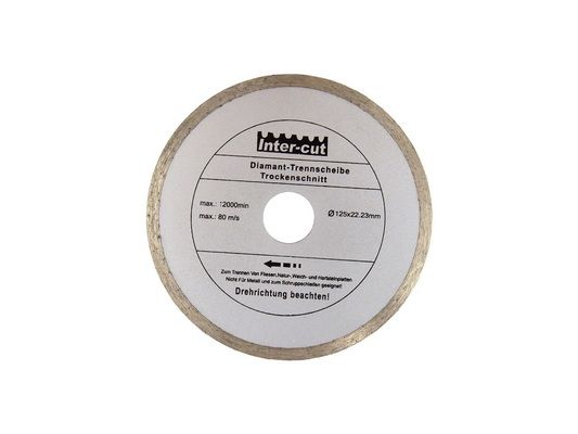 Kotouč diamantový řezný celoobvodový, 125x7x22mm